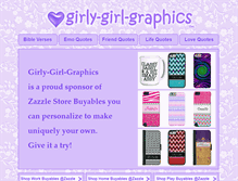 Tablet Screenshot of girly-girl-graphics.com